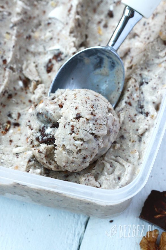 Wegańskie lody bakaliowe bez cukru