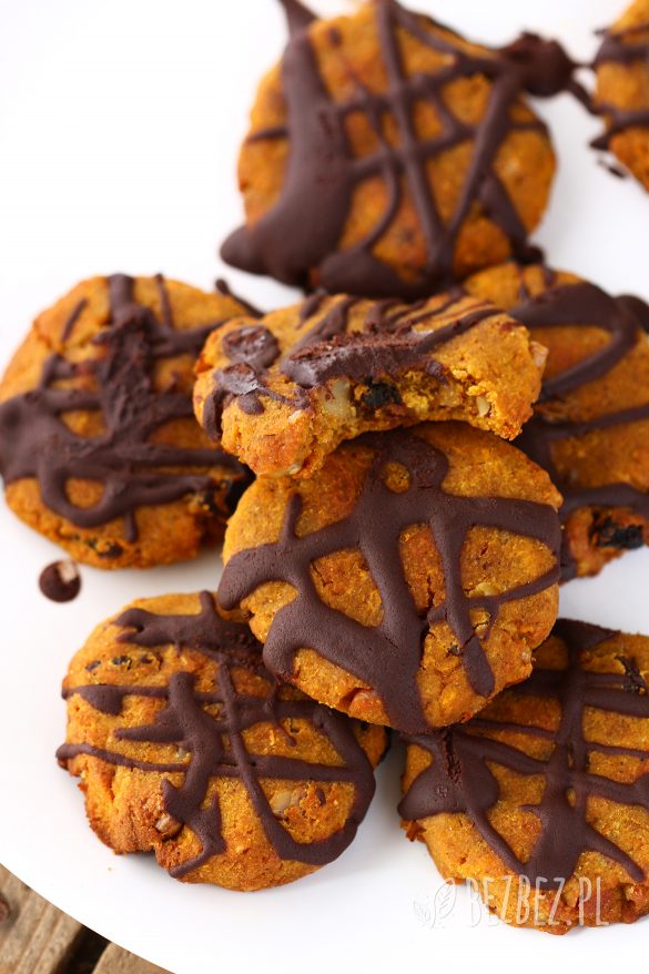 Ciastka z batata z polewą czekoladową