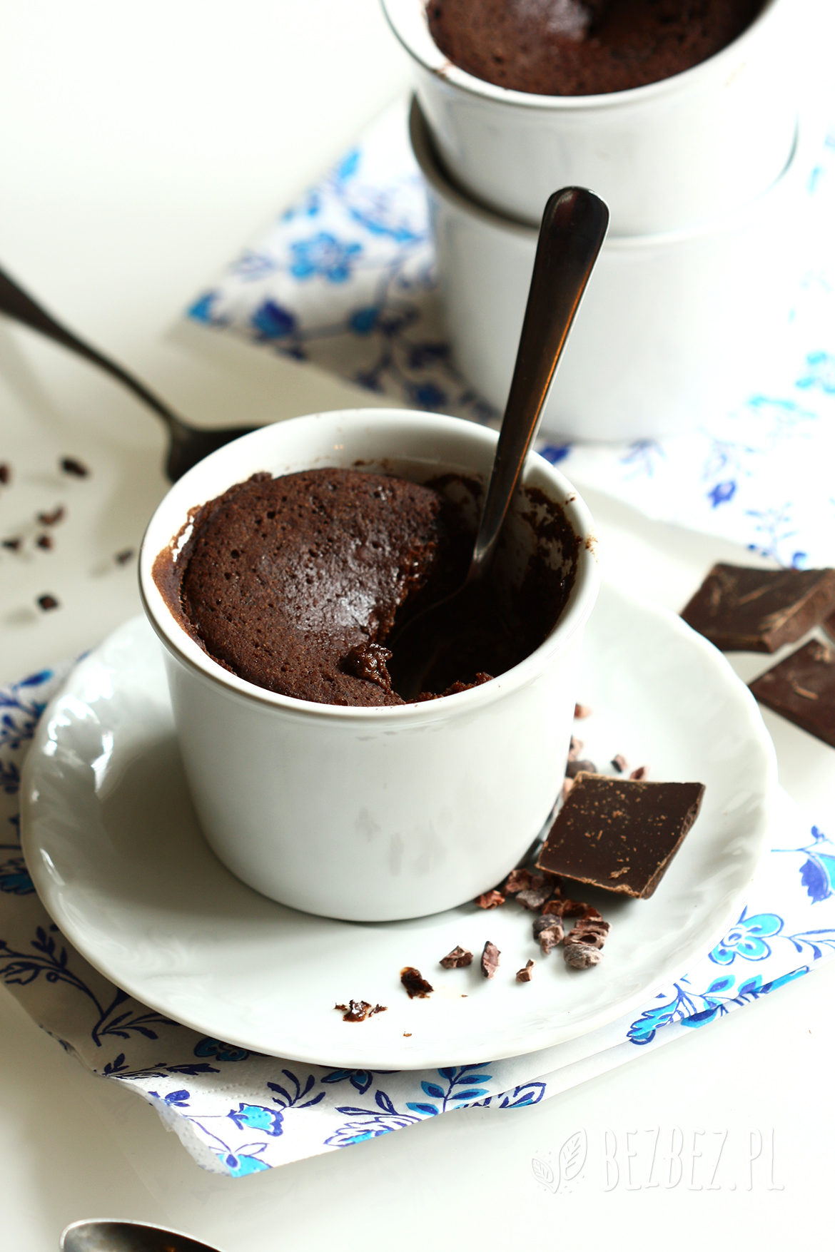 Czekoladowy mug cake czyli mini brownie bezglutenowe w 3 minuty