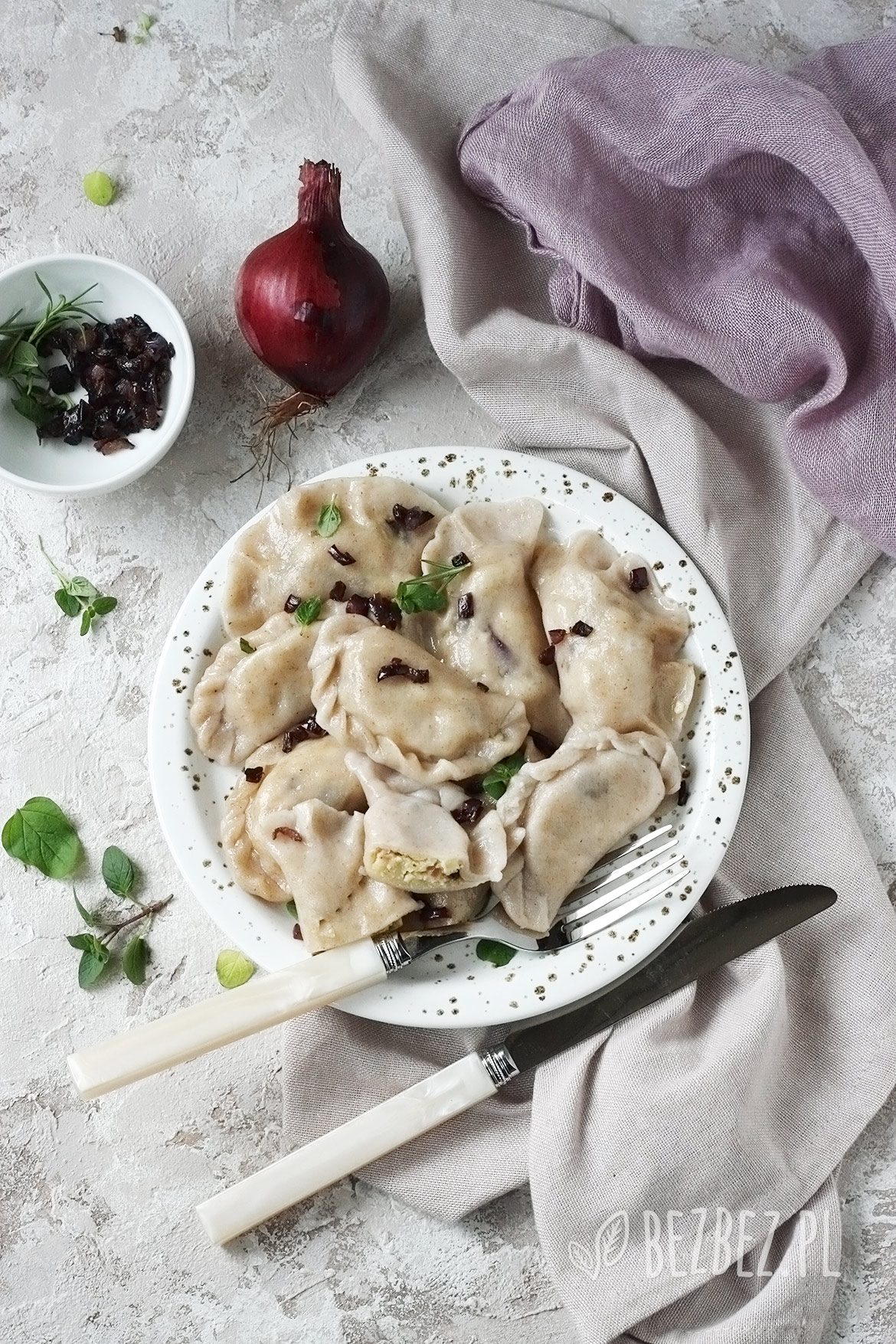 Bezglutenowe pierogi ruskie wegańskie