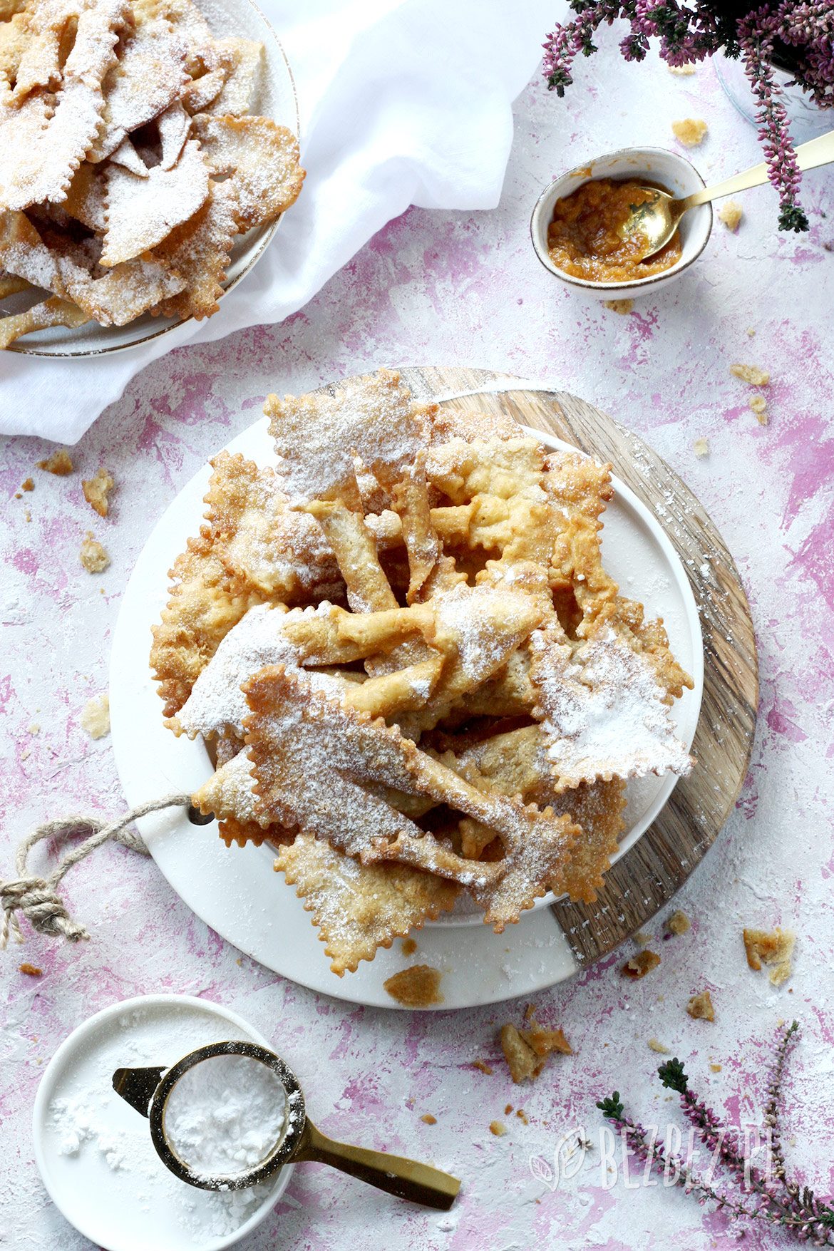 Bezglutenowe faworki bez jaj i nabiału krowiego