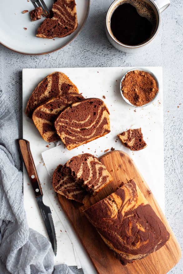 Ciasto zebra bez glutenu i nabiału